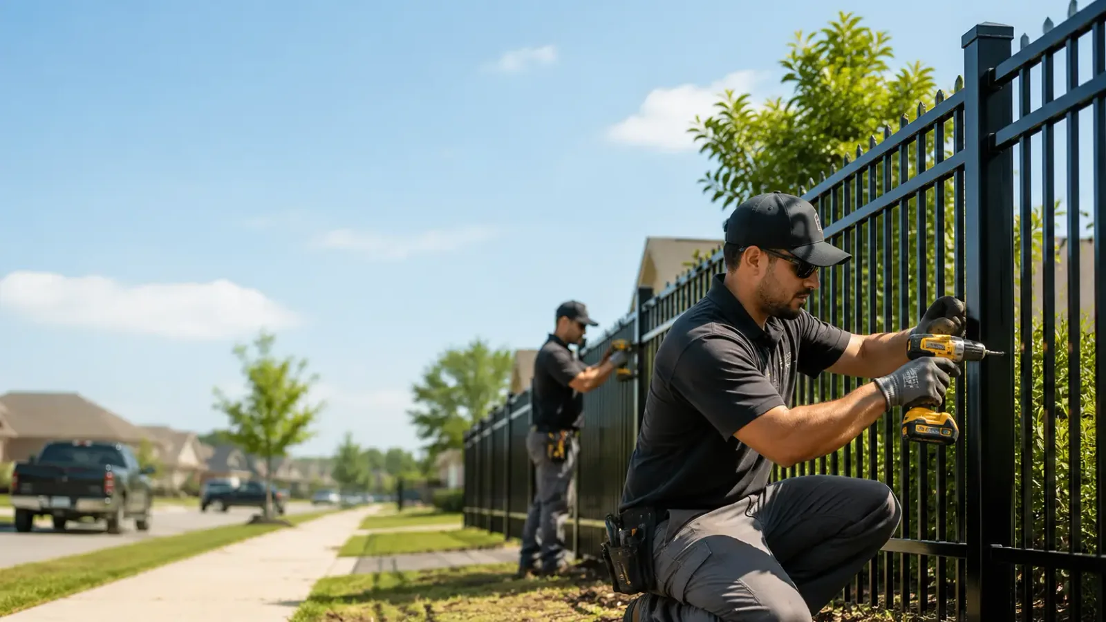 Metal Fence Installation in Byars, OK